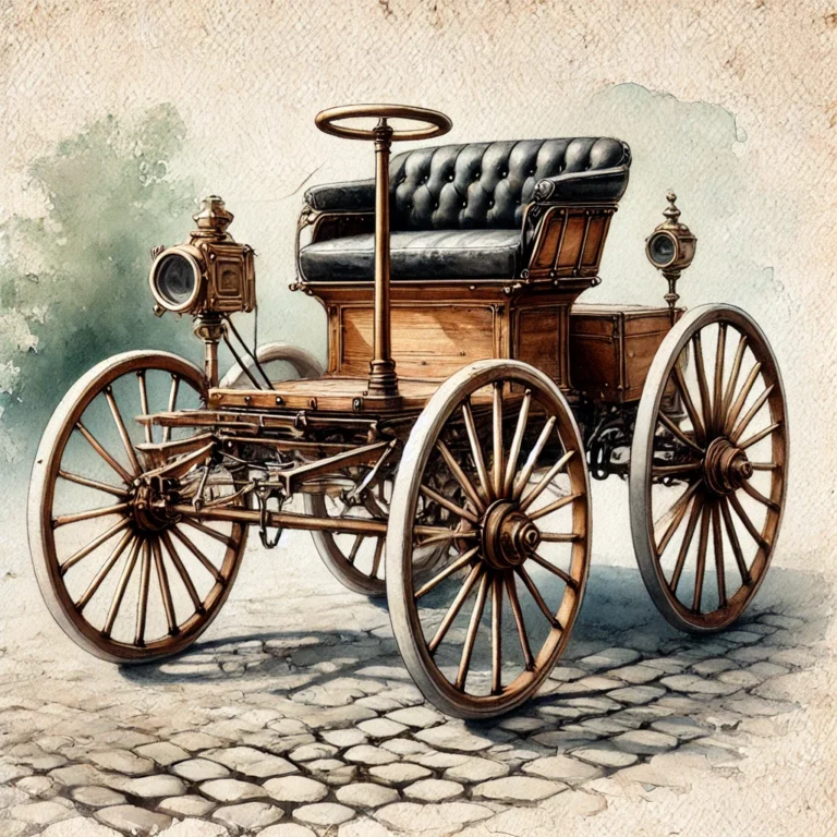 Benz Patent-Motorwagen vuodelta 1885