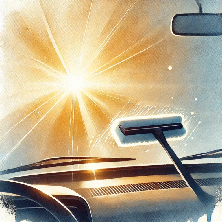 Tuulilasin pesu ja puhdistus