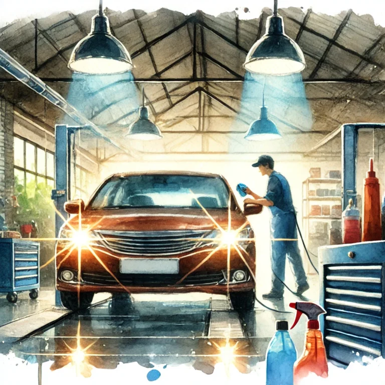 Auton valojen huolto Easy Garage 247 -tiloissa: Näe ja tule nähdyksi turvallisesti